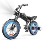 Ronson Electric Bike for Adults，Dual Motor Ebike，1000W/2000w Electric Bike，Fat Tire Ebike with 48V/20Ah/23Ah Battery，80 Miles Bike Electric,12-Speed E-Bike and Passed UL&GCC Certification.