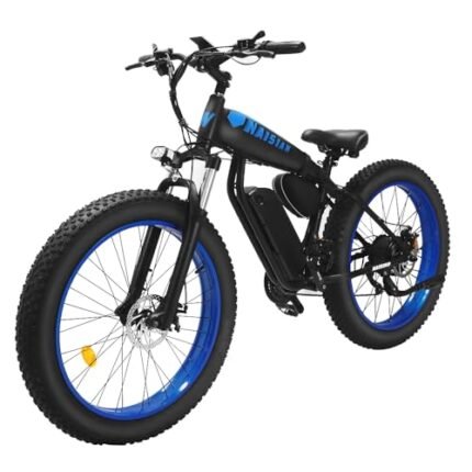 Naisian 26" Electric Bike for Adults,1000W Motor,Max 34MPH& 50 Miles Long Range,48V 14.5AH Removable Battery, 21-Speed Gears, Beach Mountain Snow E-Bike UL Certified（US Warehouse）.