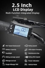 Electric Bike for Adults with 750W Brushless Motor 28MPH Commuting Electric Mountain Bike 48V Removable Battery 12V LED Headlight 4.0 Fat Tire Electric Bicycle for Snow/Beach/Flat/Mountain. - Image 5