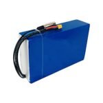 Co-Well【CA Warehouse】 Electric Bicycle Battery 24V 36V 48V 52V 60V 72V Waterproof PVC Lithium Battery, Ebike Battery Pack for 2800W 2200W 1800W 1500W 1200W 1000W 750W Bike Motor.
