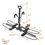 HYPERAX Special Combo -2023 Volt RV with 2 X E-Bike Adapter- Platform Bike Rack for RV, Camper, Motorhome - for 2" Hitch Fits Up to 2 X 80 lbs Bike with Up to 5" Fat Tires. - Image 4