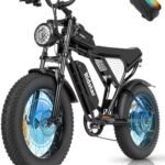 Electric Bike for Adults Q20, 2000/1500W, 37/30MPH,52V 40AH,48V/20AH E-Bike,30-180 Miles Electric Motorcycle, 20" Fat Tire Dirt Bike, UL2849 All Terrain for Mountains, Snow, Sand, Road.