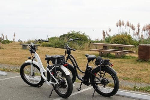 Version 1.0.0 Beach Cruiser E-Bike 1050W Pack Watts Motor 48V/768WH Lithium Battery 26”x4.0 Fat Tire Max Speed 28m/h Step-Thru M5 Larger Size Display 7 Gears for Adults. - Image 2