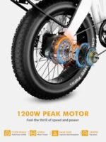 Electric Bike for Adults 1200/1400W Peak, 30/28MPH 60 Miles,720WH Battery 20x 4.0 Fat Tire Folding Ebikes for Adults Foldable with APP/Anti-Theft Alarm/BAFANG Motor/Hydraulic Brakes & UL 2849. - Image 2