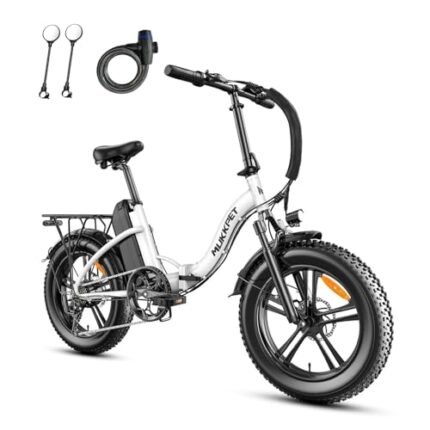 GL Electric Bike for Adults,Peak 1500W Foldable Ebike,28MPH 65Miles Folding Electric Bike with 48V 15AH Removable Battery,20" X 4.0 Fat Tire Electric Bike,7 Speed.