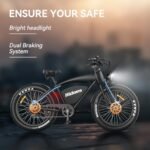 LET IT GO Electric Bike for Adults, 26" Electric Mountain Bike, Off Road All Terrains E Bike, 1200W 48V 17.5AH, 37 MPH & 37 Miles. - Image 6