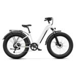 SISIGAD Electric Bike for Adults, Fat Tire Electric Bike,26" All-Terrain Bicycle, Peak 1400W Motor, 50Miles Range and 32MPH Top Speed, 48V 15Ah Removable Battery,7-Speed Ebike. - Image 6