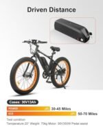UZI E-Bike 52V 18Ah Li-ion Battery Pack for 200W 250W 300W 350W 500W 750W 950W 1100W 1500W Adult Electric Bicycles Motors(W/Charger&USB Port &BMS&Voltage Equalization Chip). - Image 6