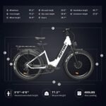 Rattan Pathfinder Electric Bike for Adults,28MPH 65Miles Ebike,Peak 1500W Motor Electric Mountain Bike with 48V 15AH Removable Battery,26 * 4 Fat Tires Ebike for Adults,7-Speed. - Image 7