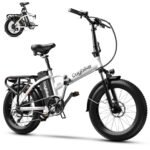 Electric Bike for Adults,with Peak 1000W Motor,Detachable Lithium Battery 48V20AH,Up to 30MPH,Endurance 80Mile,20"x3.0 Fat Tire Commute Mountain Beach Snow Bicycles,Electric eBike with 7-Speed.