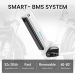 MAGICYCLE Ocelot/Ocelot Pro Step Thru 20" Electric Bike for Adults 750W 52V E Bike 15Ah/20Ah Long Range Electric Bike Max 28 Mph 7 Speeds. - Image 3
