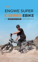 ENGWE X24/X26 1200W Electric Bike for Adults, 26" x 4.0 Fat Tire Folding Ebike with Single/Dual Removable Battery 48V 19.2AH/+10AH up to 62/94Miles & 31MPH. - Image 7