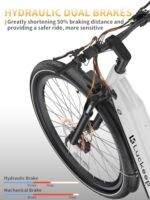 Electric Bike for Adults 1130W Peark Motor, 48V 20AH-45AH SAMSUNG Battery, Max 80 Miles 27.5" Ebike up to 32MPH, E-Bike with Torque Sensor, Front Suspension & Dual Hydraulic Brakes, App Control E Bike. - Image 7