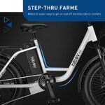 Hiboy EX6 Electric Bike for Adults with 960W Peak Motor, 25mph Max Speed, 720WH Removable Battery Ebike, 20" Electric Bicycle with Shimano 7 Speed and Front Suspension. - Image 6