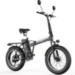 Freego Folding Electric Dirt Bike for Adults, 500W Motor,28Mph Max Speed/48V/20Ah/50Mile Removable Battery 7 Speed Electric Bike, 20" x 3 Tire Foldable Bike Front Supspension,Rearview Mirror. - Image 7