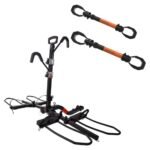 HYPERAX Special Combo -2023 Volt RV with 2 X E-Bike Adapter- Platform Bike Rack for RV, Camper, Motorhome - for 2" Hitch Fits Up to 2 X 80 lbs Bike with Up to 5" Fat Tires.