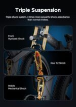ENGWE X26 Fat Tire Electric Bike, 1200W(Peak) Motor Ebike for Adults,95 Miles 31MPH 26'' Mountain Ebike，48V19.2A(29.2Ah-Dual Battery Option),All Terrain. - Image 6