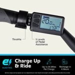 Schwinn Marshall Electric Hybrid Bike for Adults, Step-Though and Step-Over Aluminum Frame, 250W Motor, Removable Battery, 7-Speed, 27.5-Inch Wheels, Head and Tail Lights. - Image 3
