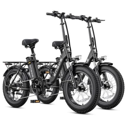 ENGWE 1125W Electric Bike for Adults, L20 2.0 20''×3.0" Fat Tire Electric Bicycle 52V 13Ah Removable Battery Max Range 68Miles & 28MPH for Urban Commuters,7 Speed Mountain Ebike with Dual Suspension.