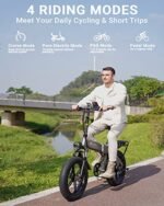 Electric Bike for Adults 1200W Peak BAFABG Motor 30MPH 48V 15AH Battery 60Miles Range Folding Ebikes for Adults Electric Bicycle 20 Inch Fat Tire E Bike Snow Bike UL 2849 Certified Ebike. - Image 6