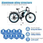 Electric Bike for Adult, 26" Fat Tire Electric Bicycle 48V 17.5AH/13AH Removable Battery 1000W 28MPH Ebike 21 Speed Mountain Electric Bike, UL and GCC Certified. - Image 2