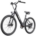 Gotrax 26" Electric Bike, Max Range 30Miles(Pedal-assist1) & 15.5/20Mph Power by 250/350W, 3 Riding Modes & Adjustable Seat, 7-Speed & Front Shock Absorber, Commuter Electric Bicycle for Adults.