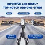 Ebikes Electric Bike for Adults,12.5Ah/18.2Ah Battery 40-90Km Range,1000W/1200W Motor Hidoes E Bike for Adults Electric Mountain Bike for Mens,20"/26" Fat Tire Electric Bike 7-Speed. - Image 6