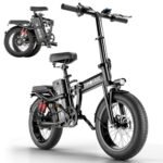 T1/Z2/Z1 Electric Bike for Adults 1500W/1200W/1000W Peak Motor, 30/26 mph Folding Ebike, 16"/14" Adults Electric Bicycles, 20Ah Battery, 40/38 Miles PAS Range, Lite Folding EBike for Teens.