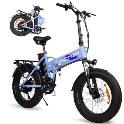 Electric Bike for Adults with 800W Peak Motor, 20.8Ah Removable Battery and up to 70Miles 24MPH 20" Fat Tire UL 2849 Certified Folding Ebike Electric Bicycle, 7-Speed E Bike,Class 2.