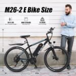 VARUN Electric Bike - 500W（Peak 750W Electric Bike for Adults with 48V Removable Battery - 26" Ebike Up to 45 Miles, 20 MPH, 21 Speed Gears & Dual Front Fork Suspension. - Image 4