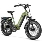 MAGICYCLE Ocelot/Ocelot Pro Step Thru 20" Electric Bike for Adults 750W 52V E Bike 15Ah/20Ah Long Range Electric Bike Max 28 Mph 7 Speeds.