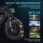 MEELOD Electric Bike Fat Tire Electric Bike Equipped with 1200w/2400w Dual Motor/Single Motor and 48v/40ah Or 48v/30ah Dual Batteries 35mph Electric Dirt Bike. - Image 5