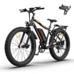aostirmotor 750W Electric Bike for Adults 26"×4" Fat Tire Electric Bike 48V 13AH Lithium Battery Adult Electric Bicycles, 28MPH E Bike for Adults, Shimano 7 Speed Electric Mountain Bike.