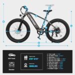 Ranger Electric Bike for Adults,26"*4"Ebike with Peak 1400W Motor,3A Fast Charge,Up to 65 Miles,720Wh Removable Built-in Battery,7-Speed Hydraulic Brakes Electric Bicycle with Fork Suspension. - Image 6