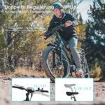 HAOQI Eagle Electric Bike for Adults, Fat Tire Ebike with 750W Motor 48V 20Ah Removable LG Battery, 26x4.0 Mountain E Bike to 28MPH with 7-Speed. - Image 5
