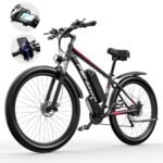 Electric Bike for Adults with 1000W Peak Motor 27.5" Electric Bicycles 48V15AH Removable Battery Ebike,32MPH Mountain Bike 21 Speed Ebikes,Front Suspension Electric Bikes.