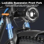2000W Dual Motor Ebike,35 mph E Bike 48V 23Ah Removable Battery,85 Miles E-Bikes 26" Fat Tires,All Terrain Electric Bike 21-Speed Hydraulic Disc Brake,Electric Bicycle Lockbale Suspension. - Image 5