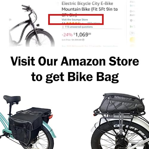 Version 1.0.0 Beach Cruiser E-Bike 1050W Pack Watts Motor 48V/768WH Lithium Battery 26”x4.0 Fat Tire Max Speed 28m/h Step-Thru M5 Larger Size Display 7 Gears for Adults. - Image 6