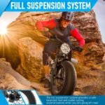 Electric Bike 000w Electric Bicycle 20 * 4.0 inch Fat Tire Ebike, Ebike for Adults Electric Bike 20MPH Adult Electric Bicycle Lockable Suspension Fork, Beach Snow E-Bike 7 Speed. - Image 2