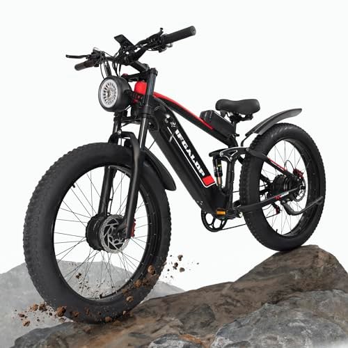 Version 1.0.0 Electric Bike for Adults - 2000W Ebike with 37MPH 50Miles Range, 26'' x 4.0'' Off-Road Fat Tires Bicycle,52V 22Ah Removable Battery Electric. - Image 1