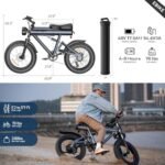 Electric Bike for Adults, 750W Motor (Peak 1000W), 48V 17.5Ah Removable Battery Ebike for Adults, 30Mph Max 55Mile Long Range Electric Bicycle for Commuting, Outdoors, Travel, Shopping. - Image 6