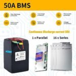 36V 48V 52V 60V 72V Ebike Battery 10AH 20AH 30AH 40AH 50AH 60AH LiFePO4/Lithium Ion Battery Pack with 2A 3A 5A Charger and 20A 40A 50A 80A BMS for 250W 550W 750W 1000W-5500W Motor. - Image 2