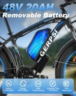 2000W Dual Motor Ebike for Men Women,35 MPH E-Bike 48V 20Ah Removable Battery 86Mile,All Terrain 26" Fat Tire Electric Bike for Adult with Dual Hydraulic Brake,21 Speed,Lockable Suspension. - Image 3
