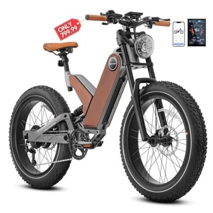 eAhora P5 I/II (Upgraded) 750W/1500W 20Ah Ebike for Adults, 28-32mph 80+Miles Long Range Electric Bike Full Suspension Electric Mountain Bike Unibody Magnesium Alloy Frame City Electric Bike.