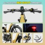 E-Scout PRO, Hunting 750W (Peak 1000W) Young Electric Bike for Adults, 48V/20Ah Battery 3A Fast Charger, Up to 80Mi 28MPH, 26''x4.0'' Fat Tire Mountain Snow Beach Off-Road Ebike. - Image 5