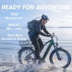 Rattan Pathfinder Electric Bike for Adults,28MPH 65Miles Ebike,Peak 1500W Motor Electric Mountain Bike with 48V 15AH Removable Battery,26 * 4 Fat Tires Ebike for Adults,7-Speed. - Image 4