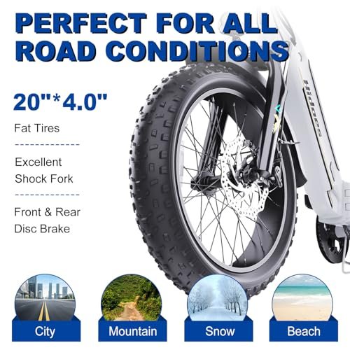 Version 1.0.0 Ebikes Electric Bike for Adults,12.5Ah/18.2Ah Battery 40-90Km Range,1000W/1200W Motor Hidoes E Bike for Adults Electric Mountain Bike for Mens,20"/26" Fat Tire Electric Bike 7-Speed. - Image 5