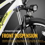 Heybike Race Max Electric Bike for Adults with 750W Peak Motor, 28mph Max Speed, 600WH Removable Battery Ebike, 27.5" Electric Mountain Bike with 7-Speed and Front Suspension. - Image 5