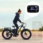 SOHAMO M3 Electric Mountain Bike for Adults, 1500W Peak Motor 30mph Electric Bike, 26"*4" Fat Tire Ebike w/ 48V 15/20AH Removable Battery, 40/60 Miles 7-Speed Gears E Bike for Dirt Sandy Snow Offroad. - Image 6