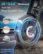 ANIIOKI A8 PRO MAX eBike,Electric Bike,48/52V 60Ah Electric Commuting Bike,200Miles Long Range, Peak 1400W/1600W/3500W Power Ebike, Electric Bike for Adults. - Image 6